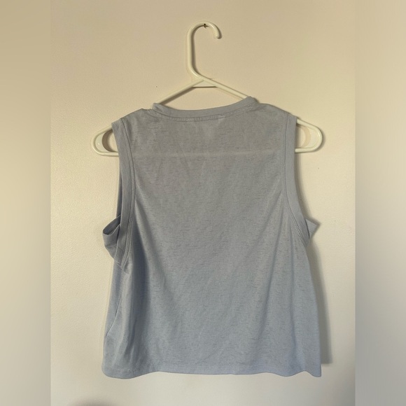 ATHLETA BREEZY MUSCLE TANK XS Snowfall Blue - Picture 7 of 7